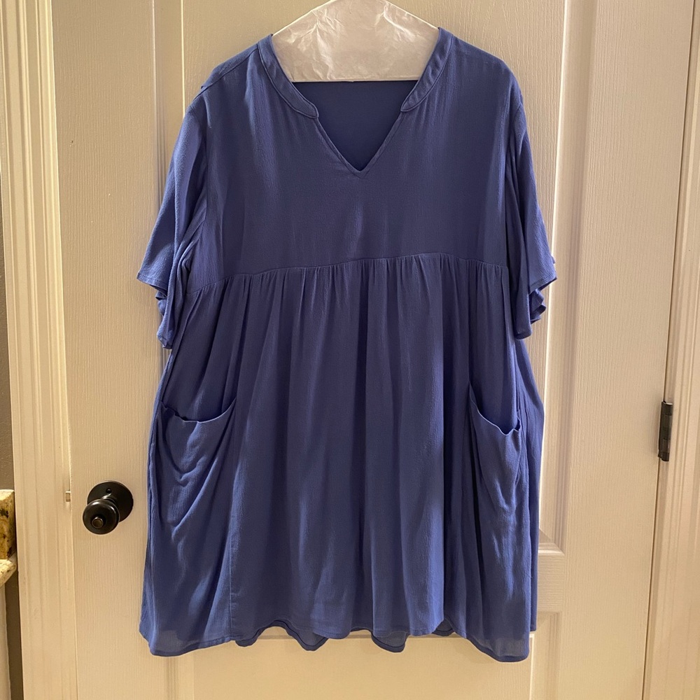 Blue Shift Dress